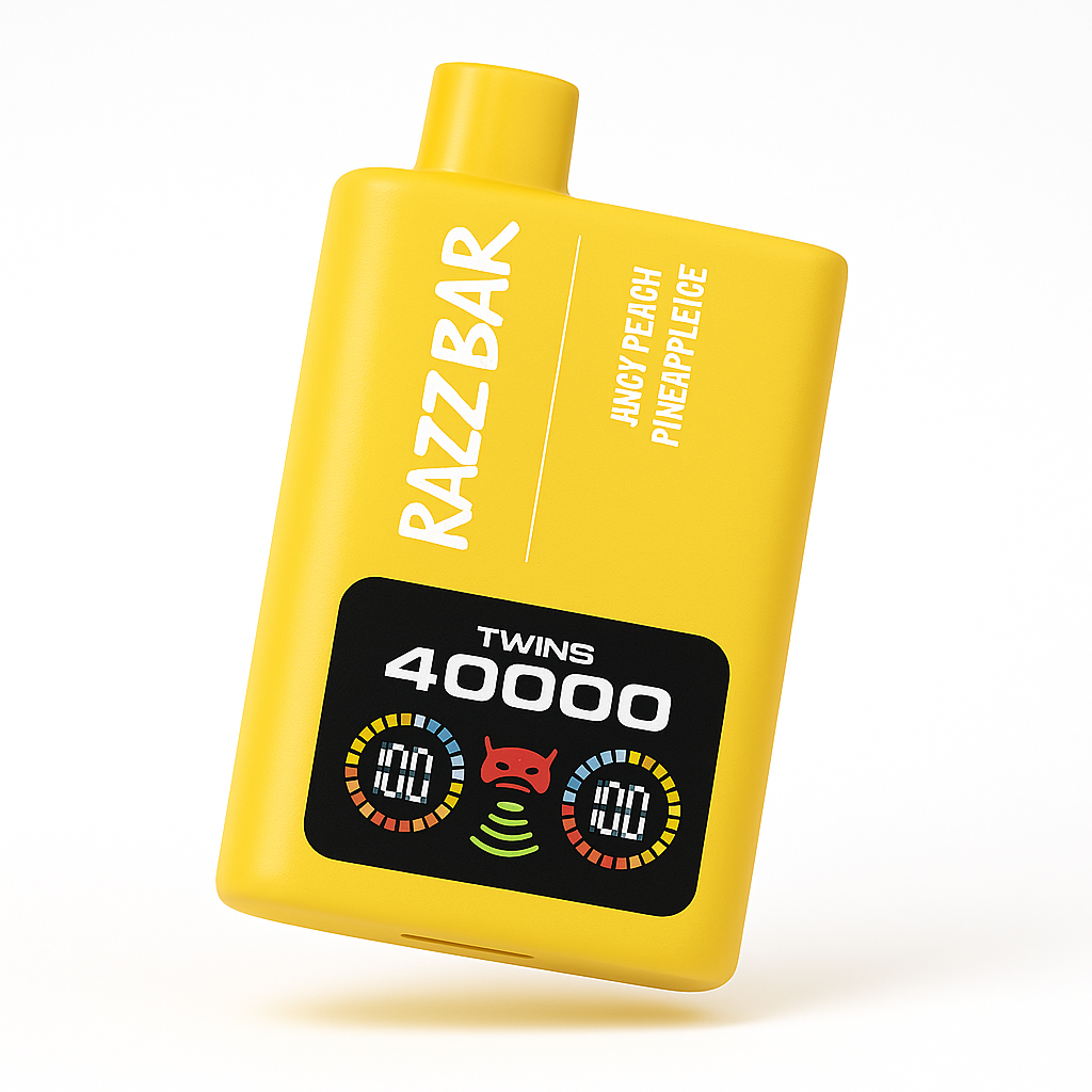 Razz bar 40K - Juicy Peach ice / pineapple ice